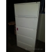Off-White Herman Miller 5 Drawer Lateral File Cabinet, Locking